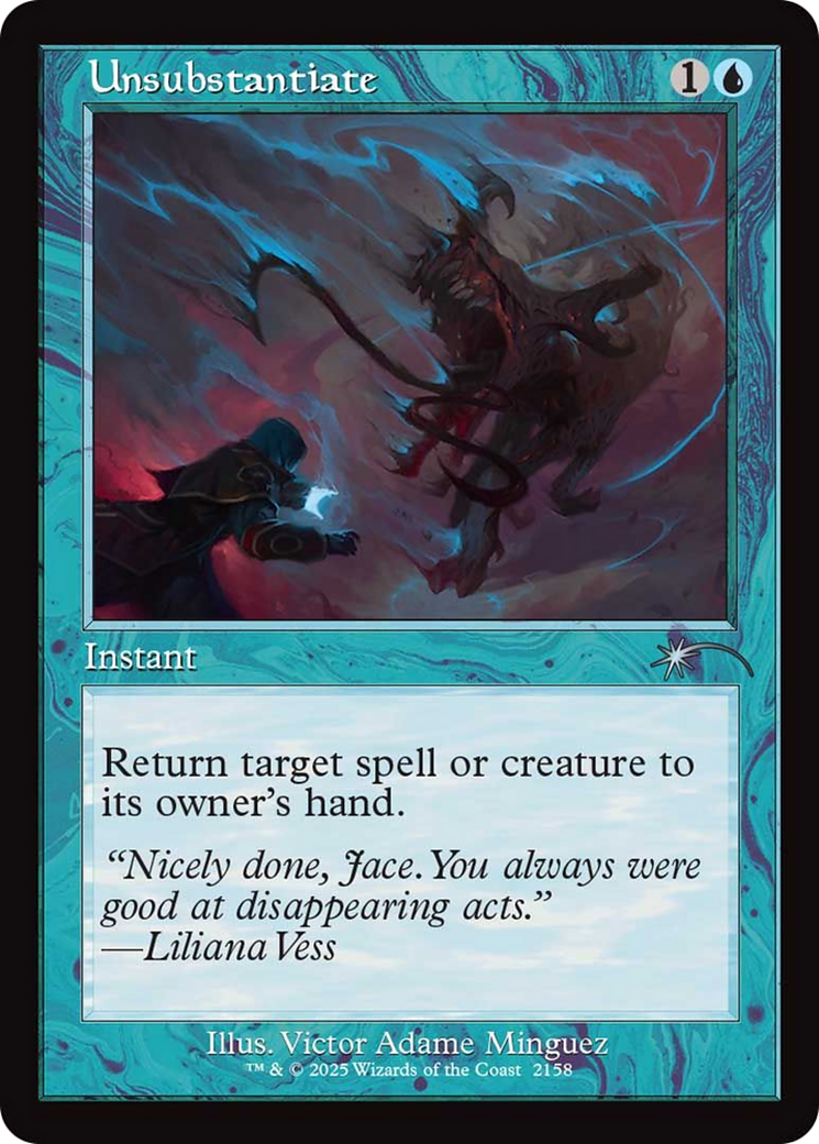 Unsubstantiate (Retro Frame) [Secret Lair Drop Series] - Destination Retro