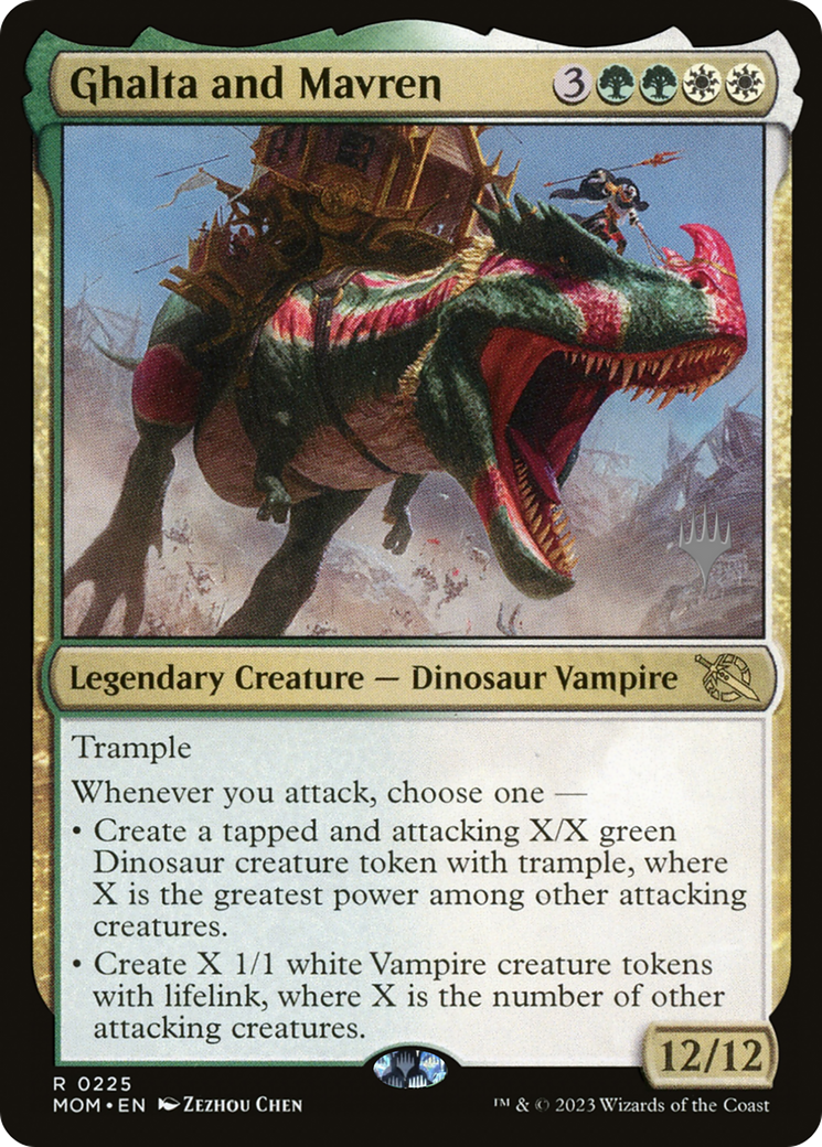 Ghalta and Mavren (Promo Pack) [March of the Machine Promos] - Destination Retro