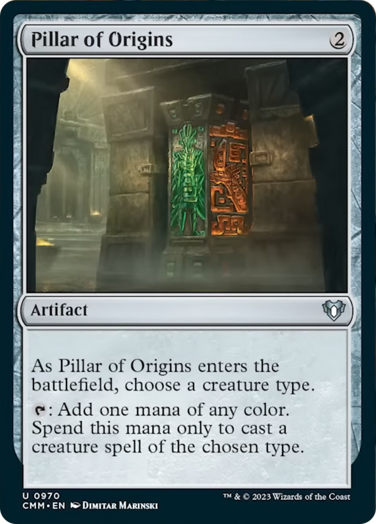 Pillar of Origins [Commander Masters] - Destination Retro