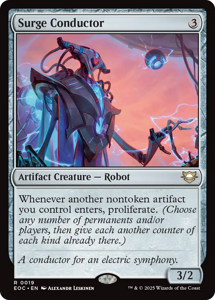 Surge Conductor [Edge of Eternities Commander] - Destination Retro