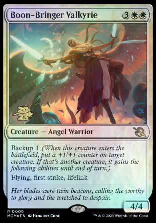 Boon-Bringer Valkyrie [March of the Machine Prerelease Promos] - Destination Retro