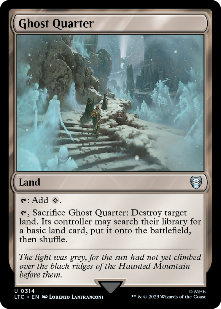 Ghost Quarter [The Lord of the Rings: Tales of Middle-Earth Commander] - Destination Retro