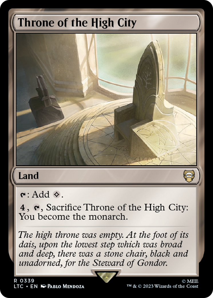 Throne of the High City [The Lord of the Rings: Tales of Middle-Earth Commander] - Destination Retro