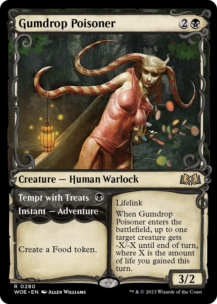 Gumdrop Poisoner // Tempt with Treats (Showcase) [Wilds of Eldraine] - Destination Retro