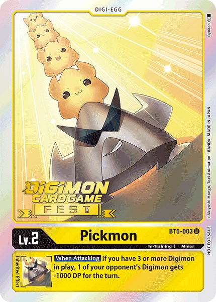 Pickmon [BT5-003] (Digimon Card Game Fest 2022) [Battle of Omni Promos] - Destination Retro