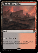 Shadowblood Ridge (Ripple Foil) [Modern Horizons 3 Commander] - Destination Retro