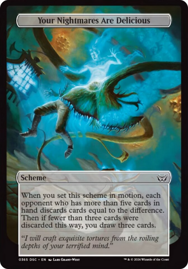 Your Nightmares are Delicious (Full Art) [Duskmourn: Archenemy] - Destination Retro