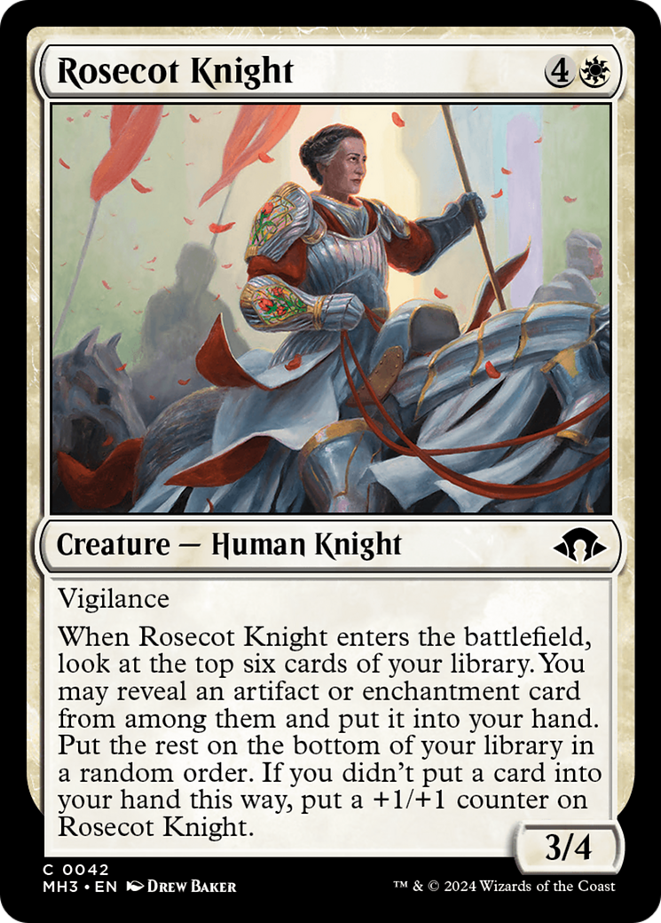 Rosecot Knight [Modern Horizons 3] - Destination Retro