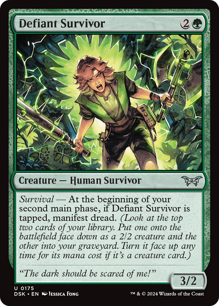 Defiant Survivor [Duskmourn: House of Horror] - Destination Retro