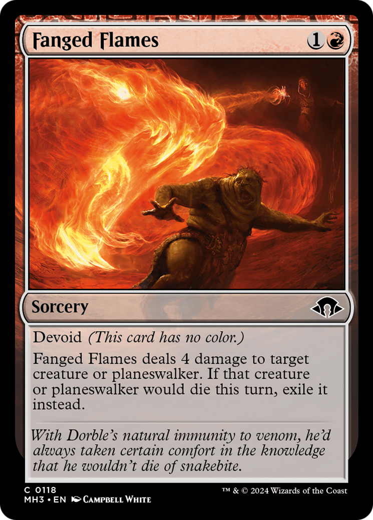 Fanged Flames [Modern Horizons 3] - Destination Retro