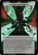 Your Own Face Mocks You (Full Art) [Duskmourn: Archenemy] - Destination Retro