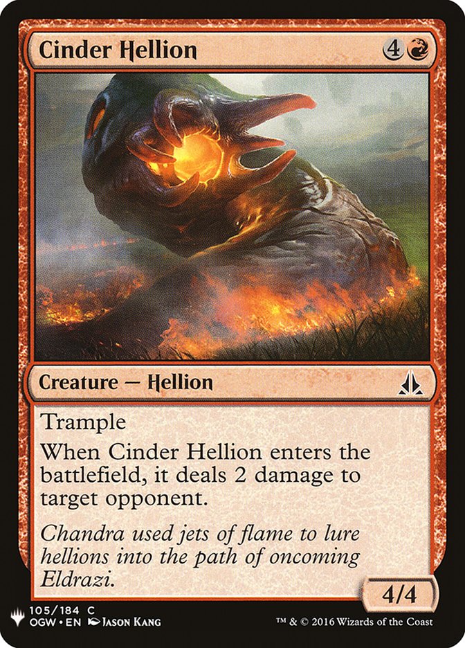 Cinder Hellion [Mystery Booster] - Destination Retro