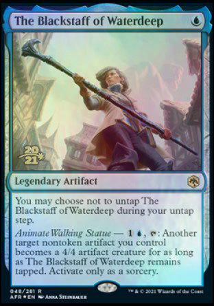 The Blackstaff of Waterdeep [Dungeons & Dragons: Adventures in the Forgotten Realms Prerelease Promos] - Destination Retro