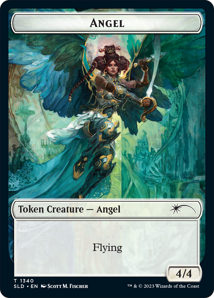 Angel // Spirit Double-Sided Token [Secret Lair Drop Series] - Destination Retro