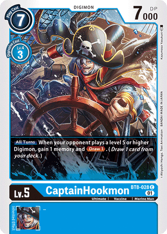 CaptainHookmon [BT8-028] [New Awakening] - Destination Retro