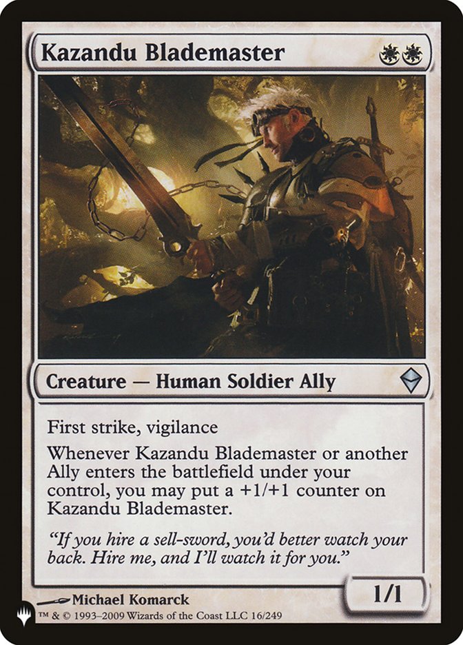 Kazandu Blademaster [The List] - Destination Retro