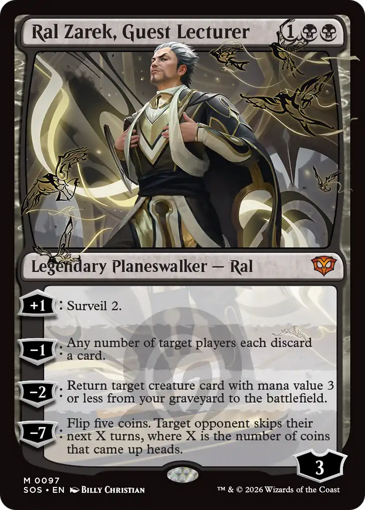 Ral Zarek, Guest Lecturer [Secrets of Strixhaven] - Destination Retro