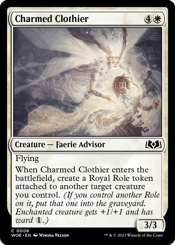 Charmed Clothier [Wilds of Eldraine] - Destination Retro