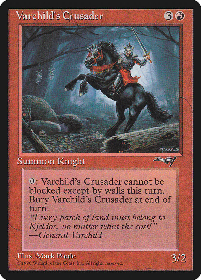 Varchild's Crusader (Black Horse) [Alliances] - Destination Retro