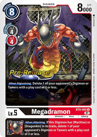 Megadramon [BT9-065] [X Record Pre-Release Promos] - Destination Retro