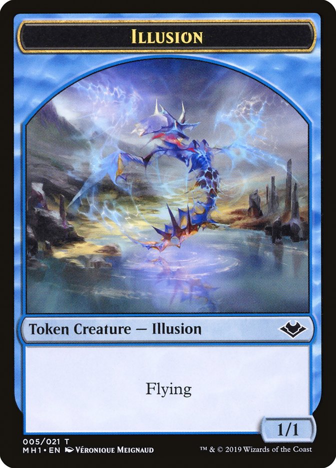 Angel (002) // Illusion (005) Double-Sided Token [Modern Horizons Tokens] - Destination Retro
