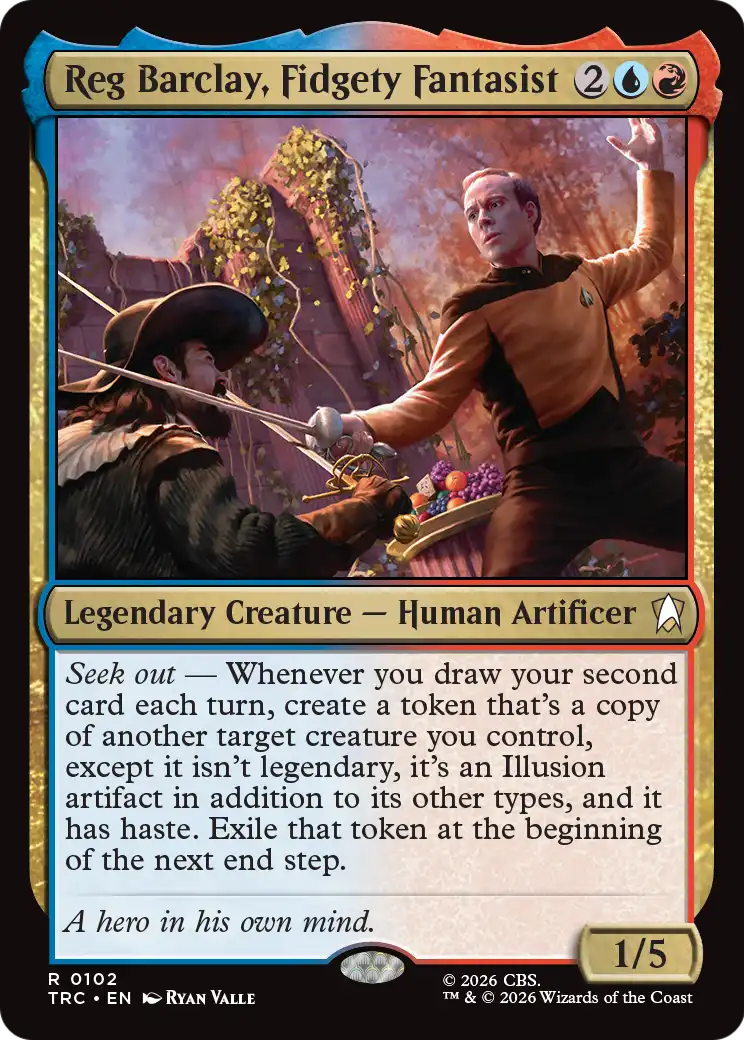 Reg Barclay, Fidgety Fantasist [Star Trek Commander] - Destination Retro
