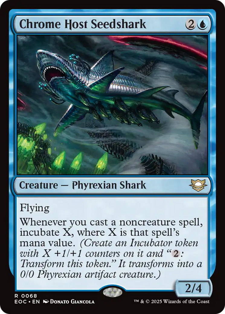 Chrome Host Seedshark [Edge of Eternities Commander] - Destination Retro