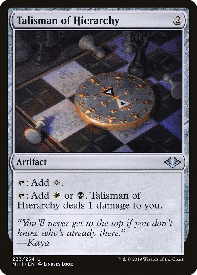 Talisman of Hierarchy [Modern Horizons] - Destination Retro