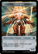 Construct Token // Plot Token Double-Sided Token [Outlaws of Thunder Junction: The Big Score Tokens] - Destination Retro