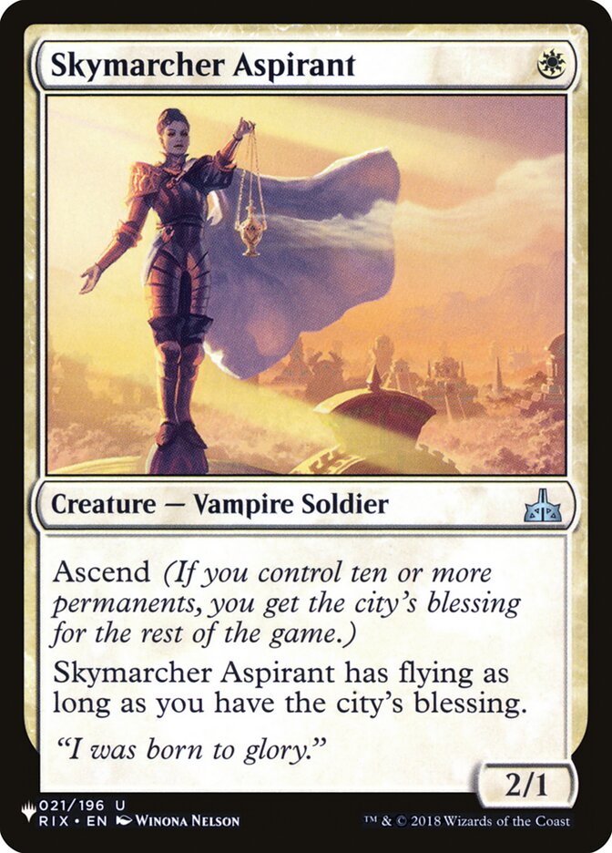 Skymarcher Aspirant [The List] - Destination Retro