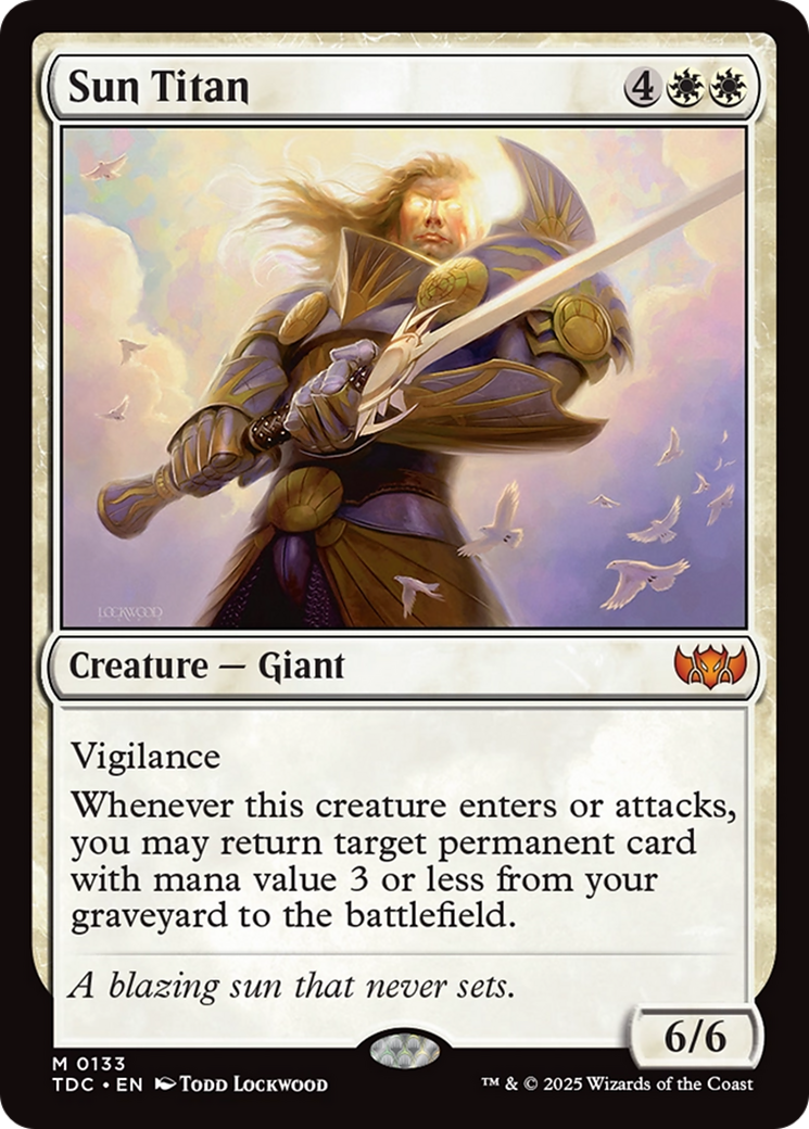 Sun Titan [Tarkir: Dragonstorm Commander] - Destination Retro
