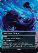 Creeping Tar Pit (0099) (Borderless) (Galaxy Foil) [Edge of Eternities: Stellar Sights] - Destination Retro