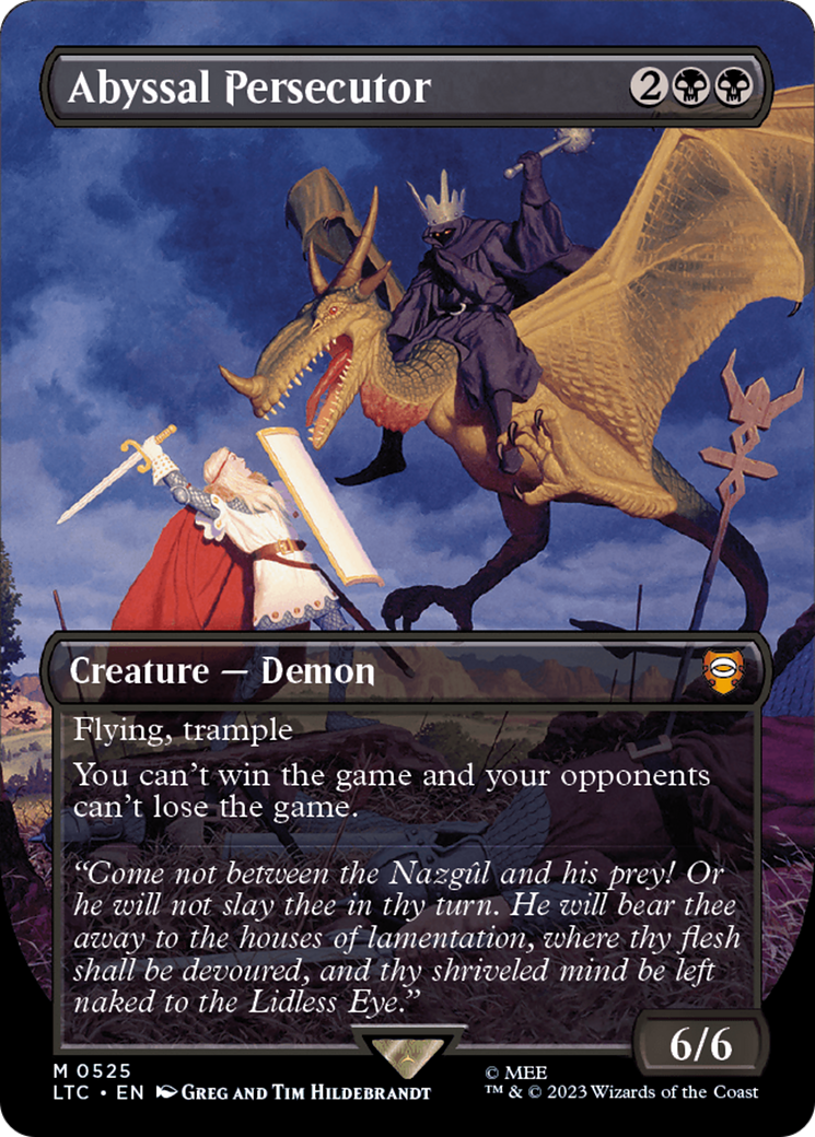 Abyssal Persecutor (Borderless) [The Lord of the Rings: Tales of Middle-Earth Commander] - Destination Retro