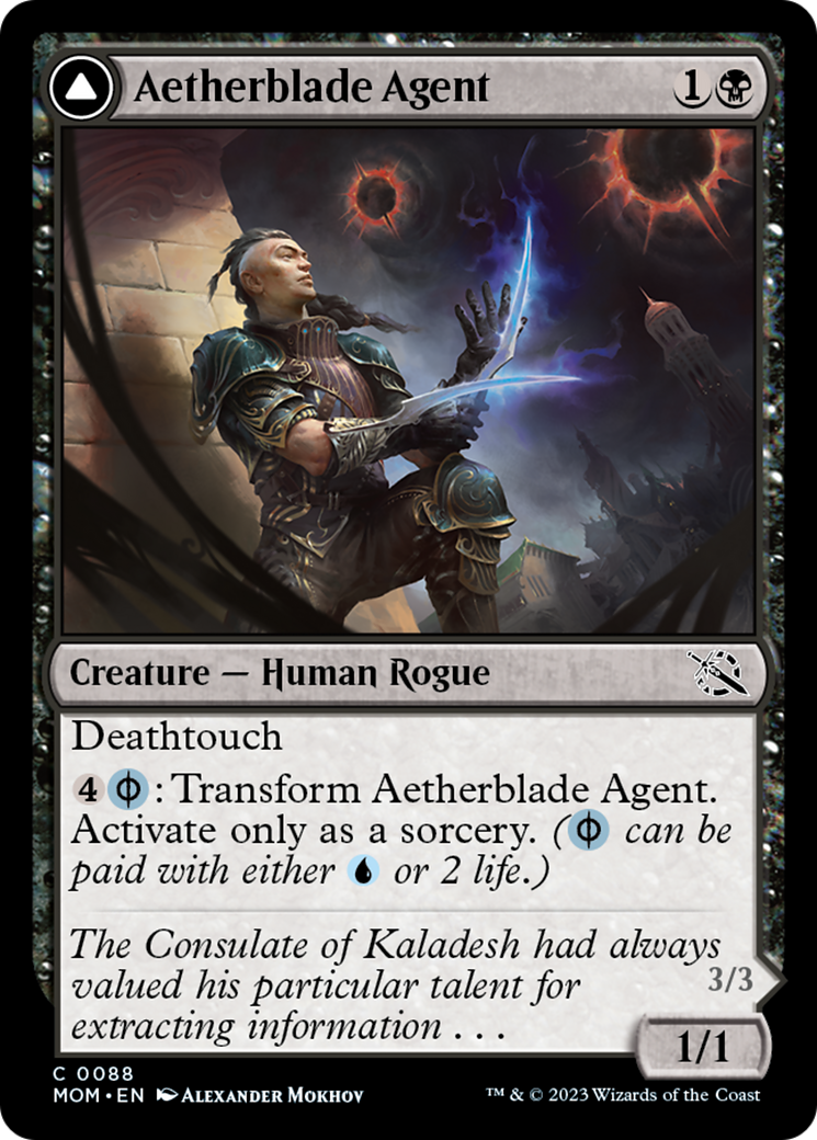 Aetherblade Agent // Gitaxian Mindstinger [March of the Machine] - Destination Retro