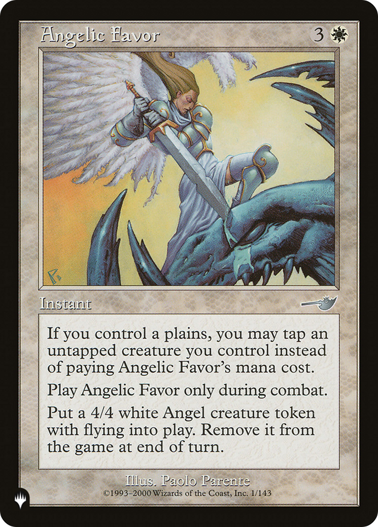 Angelic Favor [The List] - Destination Retro