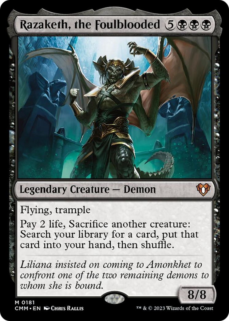 Razaketh, the Foulblooded [Commander Masters] - Destination Retro
