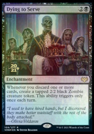 Dying to Serve [Innistrad: Crimson Vow Prerelease Promos] - Destination Retro