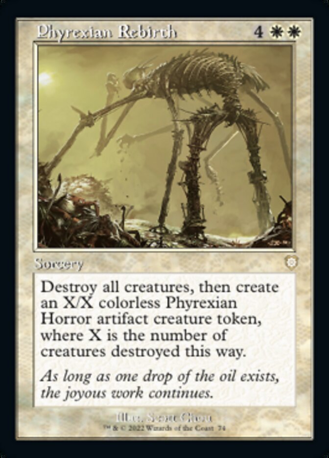 Phyrexian Rebirth (Retro) [The Brothers' War Commander] - Destination Retro
