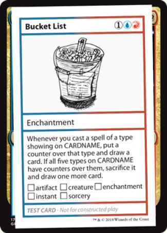 Bucket List (2021 Edition) [Mystery Booster Playtest Cards] - Destination Retro