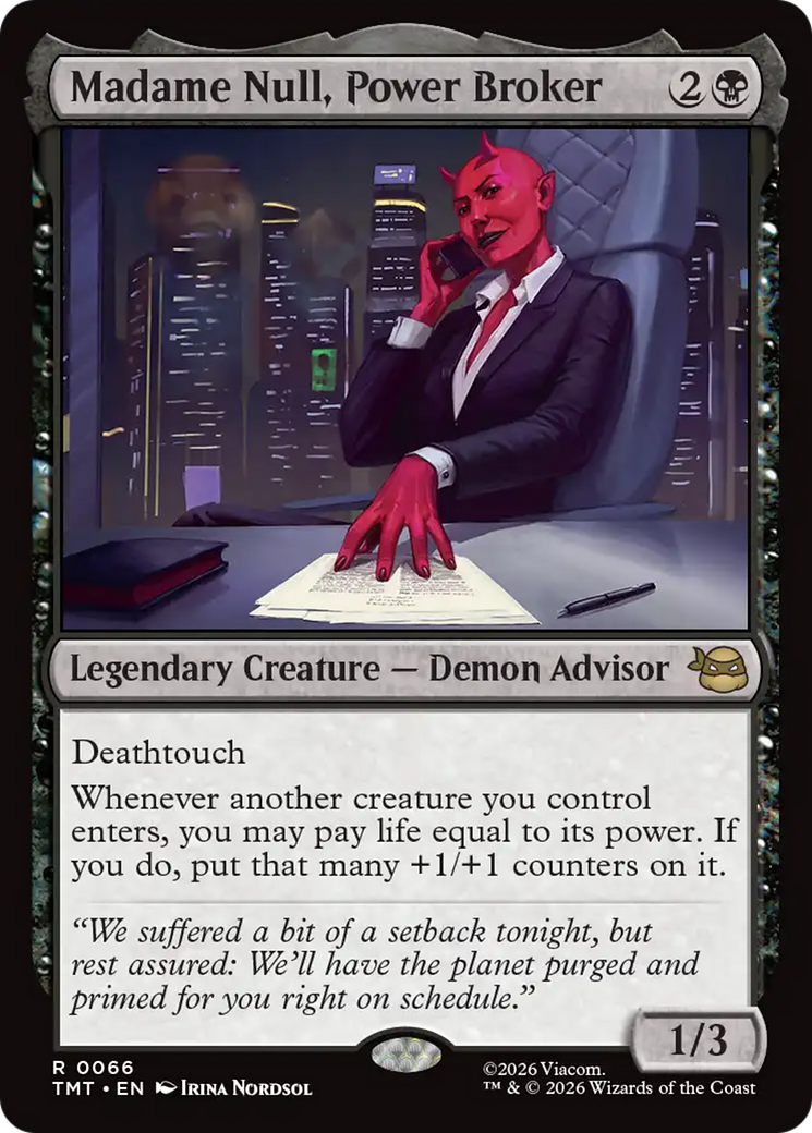 Madame Null, Power Broker [Teenage Mutant Ninja Turtles] - Destination Retro