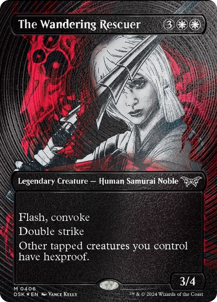The Wandering Rescuer (Showcase) (Textured) [Duskmourn: House of Horror] - Destination Retro