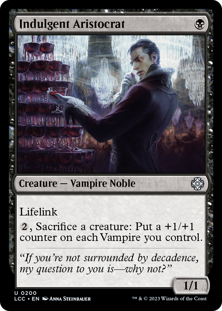 Indulgent Aristocrat [The Lost Caverns of Ixalan Commander] - Destination Retro