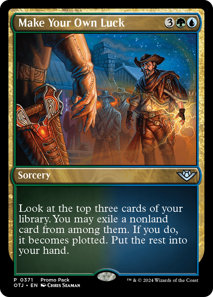 Make Your Own Luck (Promo Pack) [Outlaws of Thunder Junction Promos] - Destination Retro