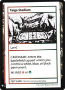 Taiga Stadium [Mystery Booster Playtest Cards] - Destination Retro