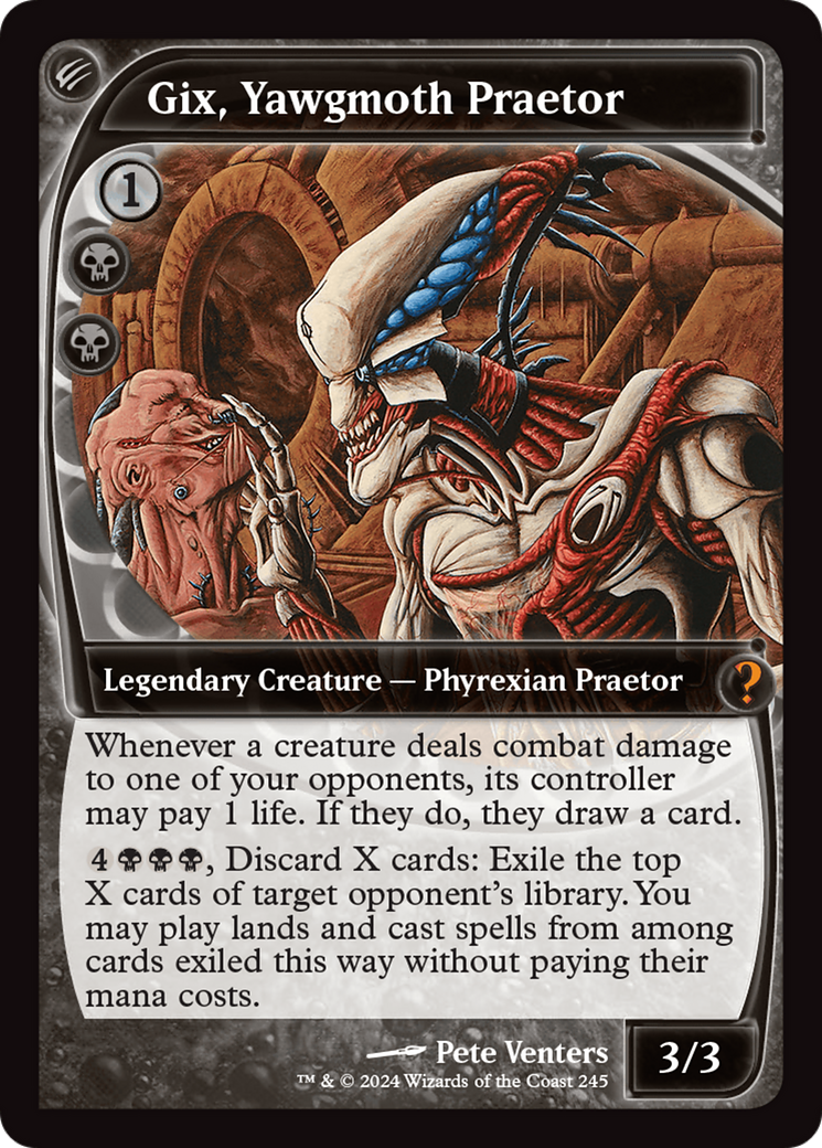 Gix, Yawgmoth Praetor (Future Sight) [Mystery Booster 2] - Destination Retro