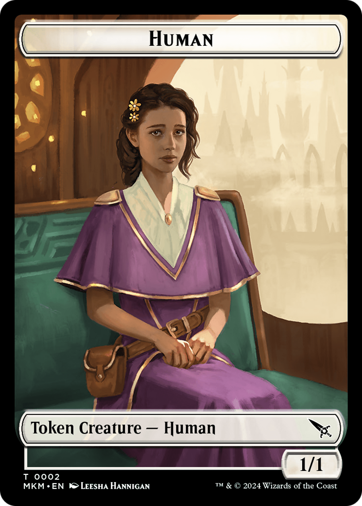 Thopter (0020) // Human Double-Sided Token [Murders at Karlov Manor Tokens] - Destination Retro
