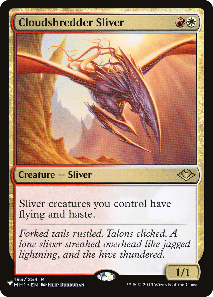 Cloudshredder Sliver (MH1) [The List] - Destination Retro