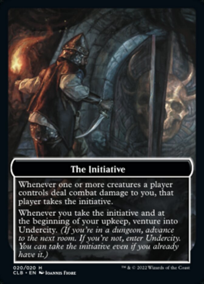 The Initiative // Undercity Double-Sided Token [Commander Legends: Battle for Baldur's Gate Tokens] - Destination Retro