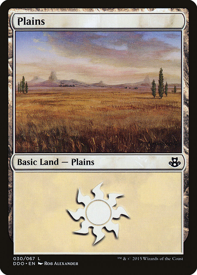 Plains (30) [Duel Decks: Elspeth vs. Kiora] - Destination Retro