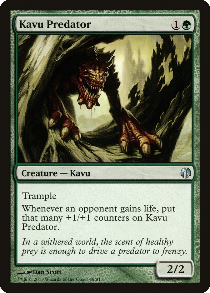 Kavu Predator [Duel Decks: Heroes vs. Monsters] - Destination Retro